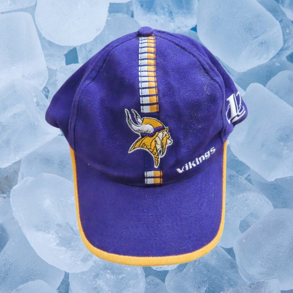 Vintage Minnesota Vikings Strapback Hat Cap Logo Athletic NFL